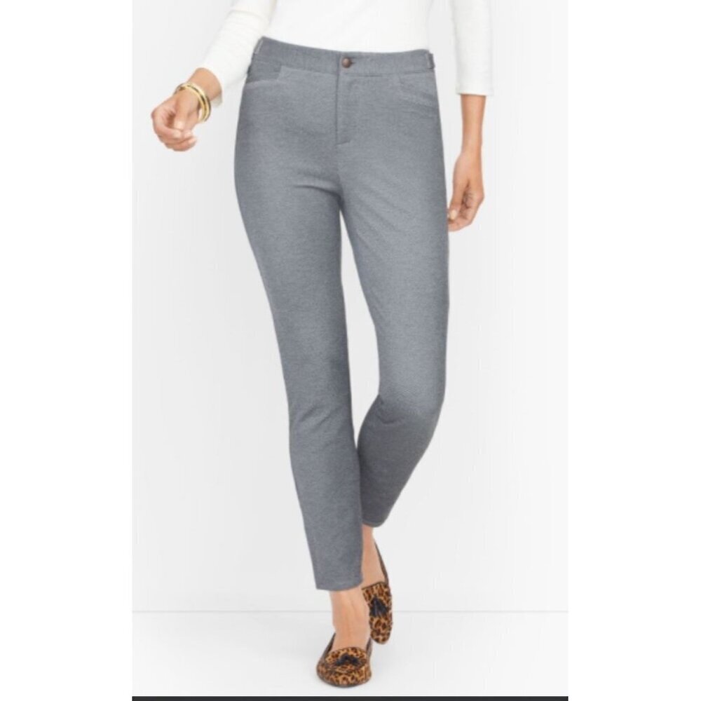 NWT Women’s Talbots Lexington Pants Heather Gray Size 6, Office, Travel